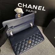 Chanel Lambskin Leather 25cm Flap With Gold Hardware In Royal Blue - 5