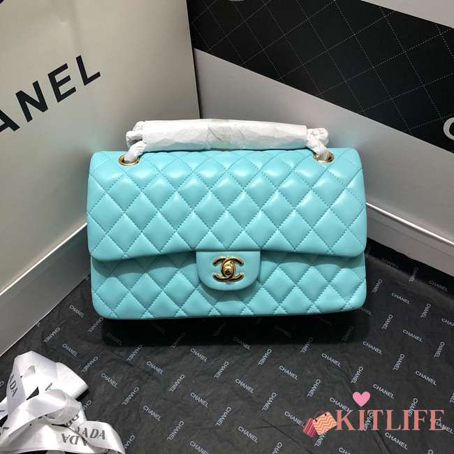 Chanel Lambskin Leather Flap With Gold Hardware 25cm  - 1