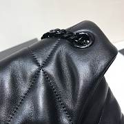  YSL Loulou Puffer Bag In Dark With Black Hardware 29cm - 3