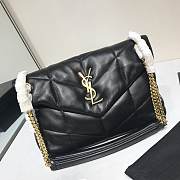 YSL Loulou Puffer Bag In Dark With Gold Hardware 29cm - 5