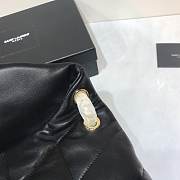 YSL Loulou Puffer Bag In Dark With Gold Hardware 29cm - 3