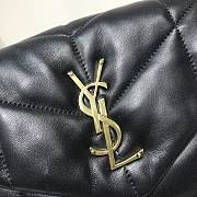 YSL Loulou Puffer Bag In Dark With Gold Hardware 29cm - 2