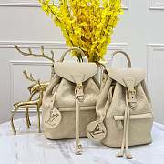 LOUIS VUITTON MONTSOURIS BACKPACK CREAM - 1