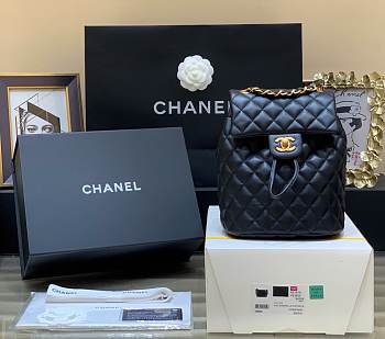 Chanel urban spirit backpack black