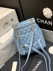 Chanel urban spirit backpack blue - 5