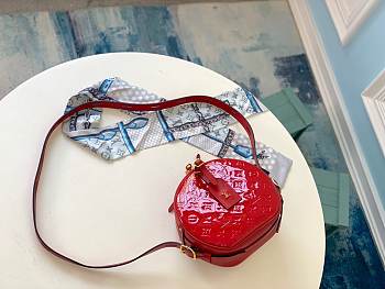 LV M54100 BOITE CHAPEAU SOUPLE MM Red