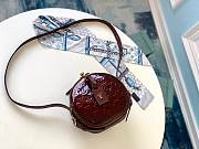LV BOITE CHAPEAU SOUPLE MM BURGUNDY - 1