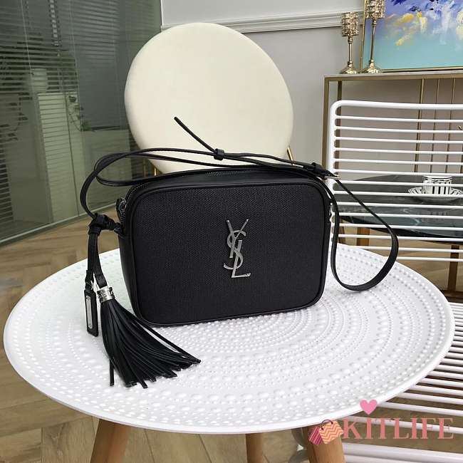 Forubags YSL Black Canvas Camera Bag  - 1