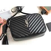 Forubags YSL Black Camera Bag Silver Hardware - 3