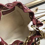 Dior Colored Jacquard Canvas Bucket Bag - 4