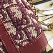 Dior Colored Jacquard Canvas Bucket Bag - 6