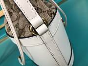 Gucci 1955 Cream White Horsebit Bucket Bag - 5