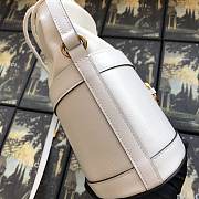 Gucci 1955 Horsebit White Bucket Bag - 4