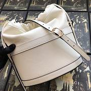 Gucci 1955 Horsebit White Bucket Bag - 6