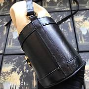 Gucci 1955 Horsebit Black&Beige Bucket Bag - 3