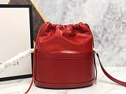Gucci 1955 Horsebit Red Bucket Bag - 2