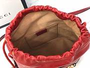 Gucci 1955 Horsebit Red Bucket Bag - 4