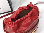 Gucci 1955 Horsebit Red Bucket Bag - 5