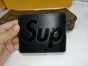 Louis Vuitton Supreme Black Pocket Wallet - 2