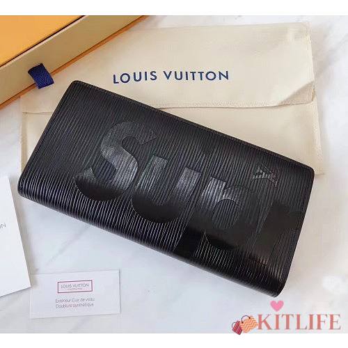Louis Vuitton Black Supreme Wallet - 1
