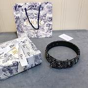 Dior Belt silver/gold/black Hardware  - 5