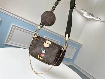 LOUIS VUITTON MULTI POCHETTE ACCESSOIRES M44813 With Mickey Mouse