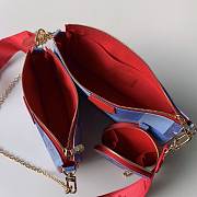 LOUIS VUITTON MULTI POCHETTE ACCESSOIRES RED&BLUE COLOR - 5