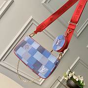 LOUIS VUITTON MULTI POCHETTE ACCESSOIRES RED&BLUE COLOR - 6