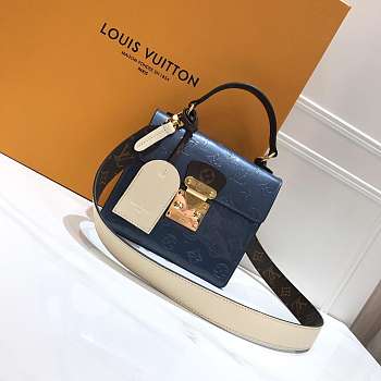 FORUBAGS LV SPRING STREET BLUE HANDBAG