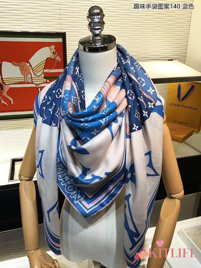 Forubags-48 Louis Vuitton Scarf P1128020 (3 colors) - 1