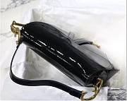 Forubags Dior Black Saddle Bag-20*16*7&26*20*7CM - 2