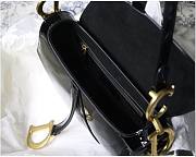 Forubags Dior Black Saddle Bag-20*16*7&26*20*7CM - 4