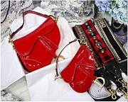 Forubags Dior Red Saddle Bag-20*16*7&26*20*7CM - 1