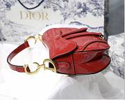 Forubags Dior Red Saddle Bag-20*16*7&26*20*7CM - 6