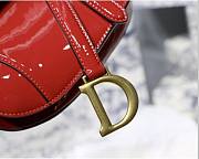 Forubags Dior Red Saddle Bag-20*16*7&26*20*7CM - 3