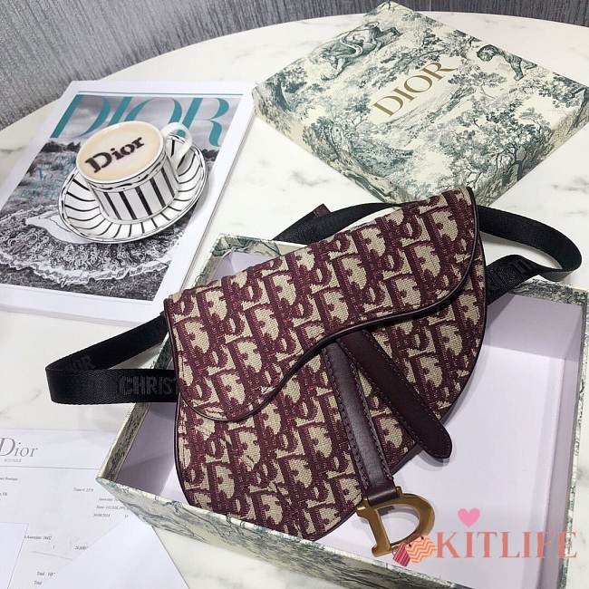 Dior Saddle Dior oblique Jacquard - 1