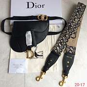 Forubags Dior Black Saddle Waist bag(with strap) - 1