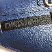 Forubags Dior Blue Saddle Waist bag(with strap) - 6