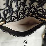 Forubags Dior Black Oblique Saddle Waist bag(with strap) - 6