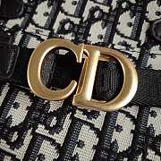 Forubags Dior Black Oblique Saddle Waist bag(with strap) - 4