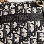 Forubags Dior Black Oblique Saddle Waist bag(with strap) - 2