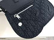 DIOR SADDLE POUCH Dior Oblique Jacquard - 3