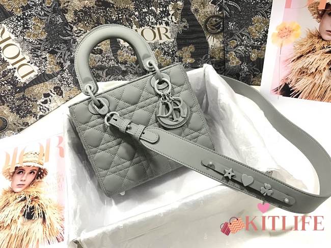 Forubags Lady Dior All Grey 20*17*8CM - 1