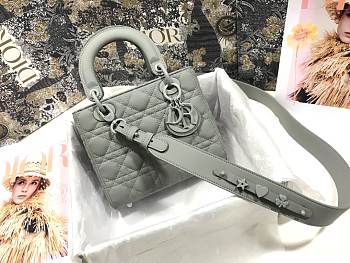 Forubags Lady Dior All Grey 20*17*8CM