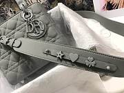 Forubags Lady Dior All Grey 20*17*8CM - 5