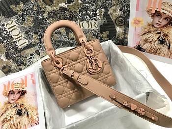 Forubags Lady Dior All Nude pink 20*17*8CM