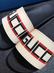 Gucci Stripe Rubber Slide Sandal - 5