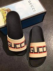 Gucci Stripe Rubber Slide Sandal - 4