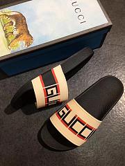 Gucci Stripe Rubber Slide Sandal - 2