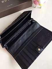 GUCCI  BLACK WALLET - 3